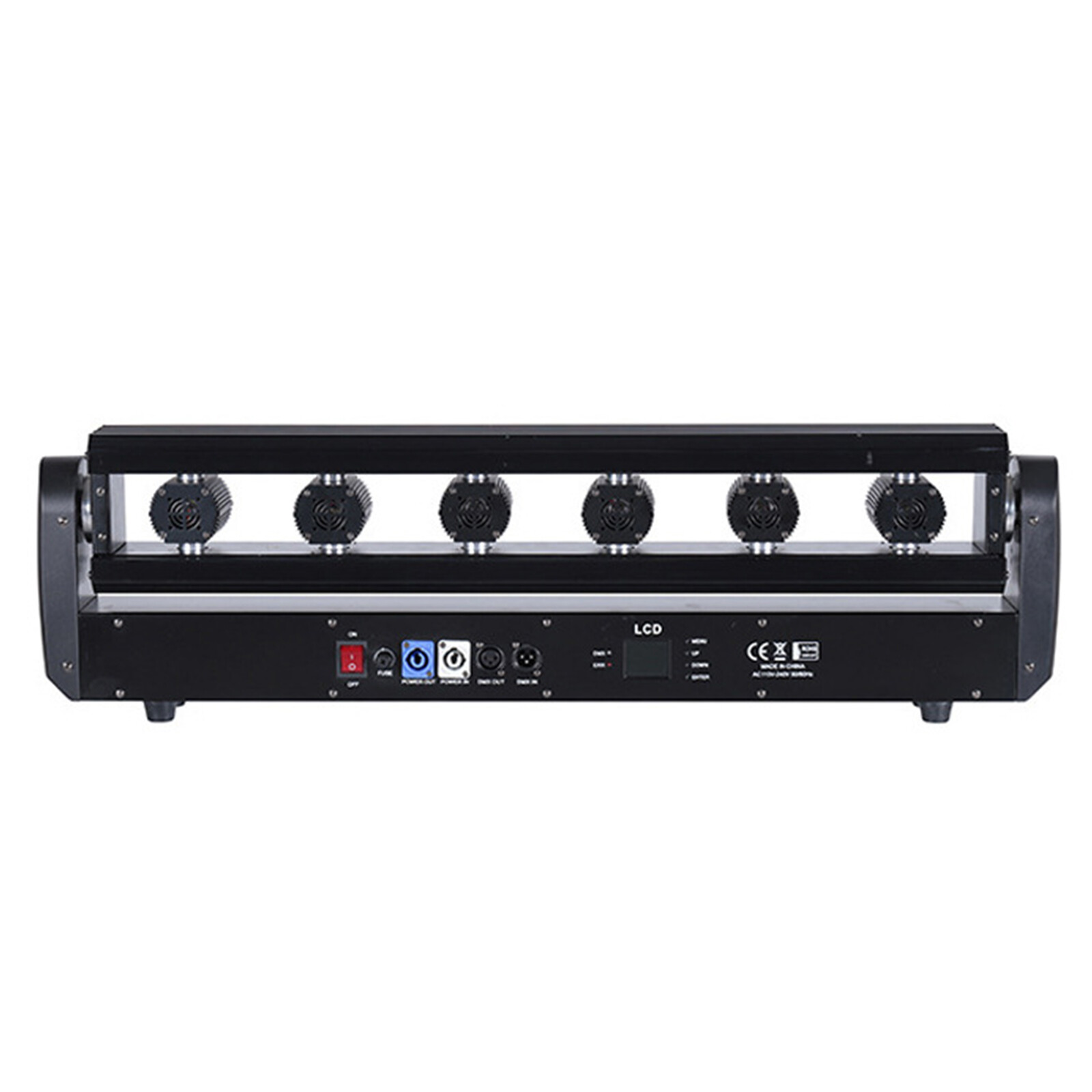 6 Eyes Laser RGB Full Color Moving Head Stage Light Bar DJ Club Event Projector