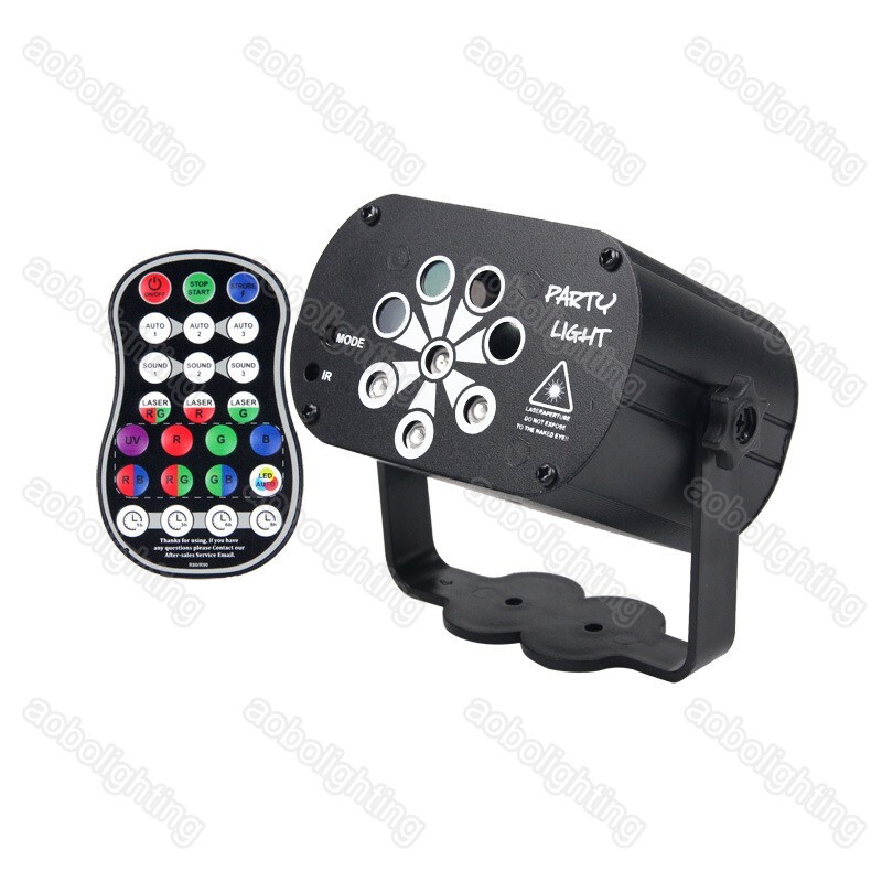 DJ Disco Party Wedding Christmas Laser Lights LED RGB UV Family KTV Laser lights