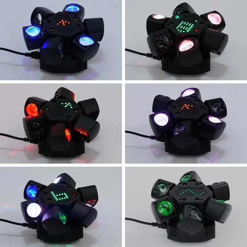 Stage Light with Remote Control Moving Head Stage Light 6-Arm Disco Lights
