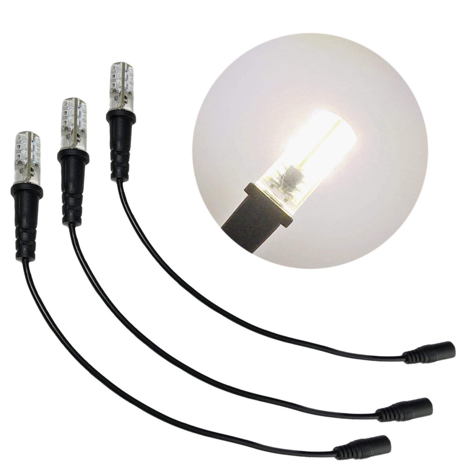 Cool White Special Effects Leds 12 Volts DC With Cable Socket For Theatrical …