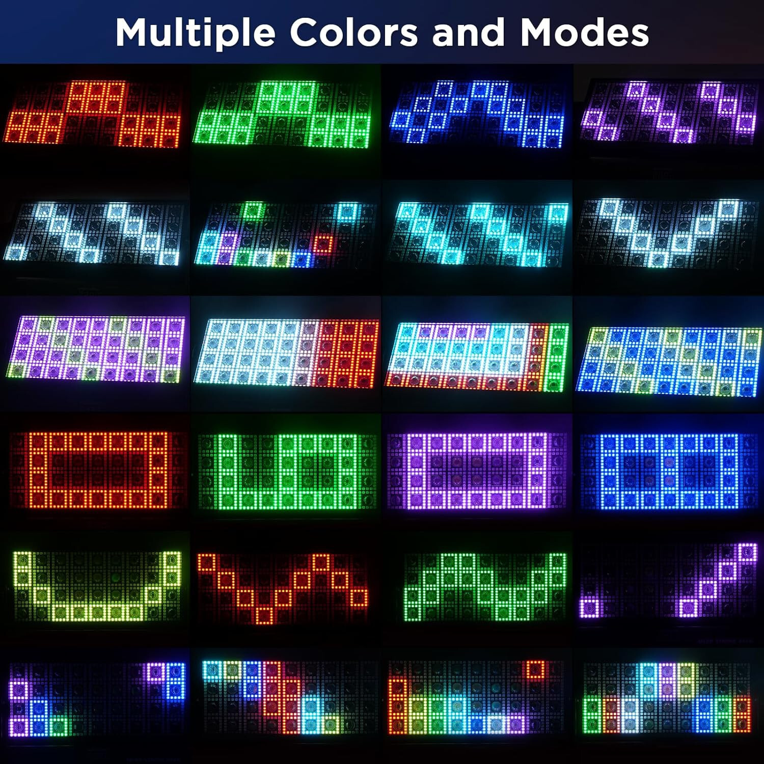 Stage Wash Light Bar-RGB DJ Portable Lights Bar Waterproof Color Changing Light