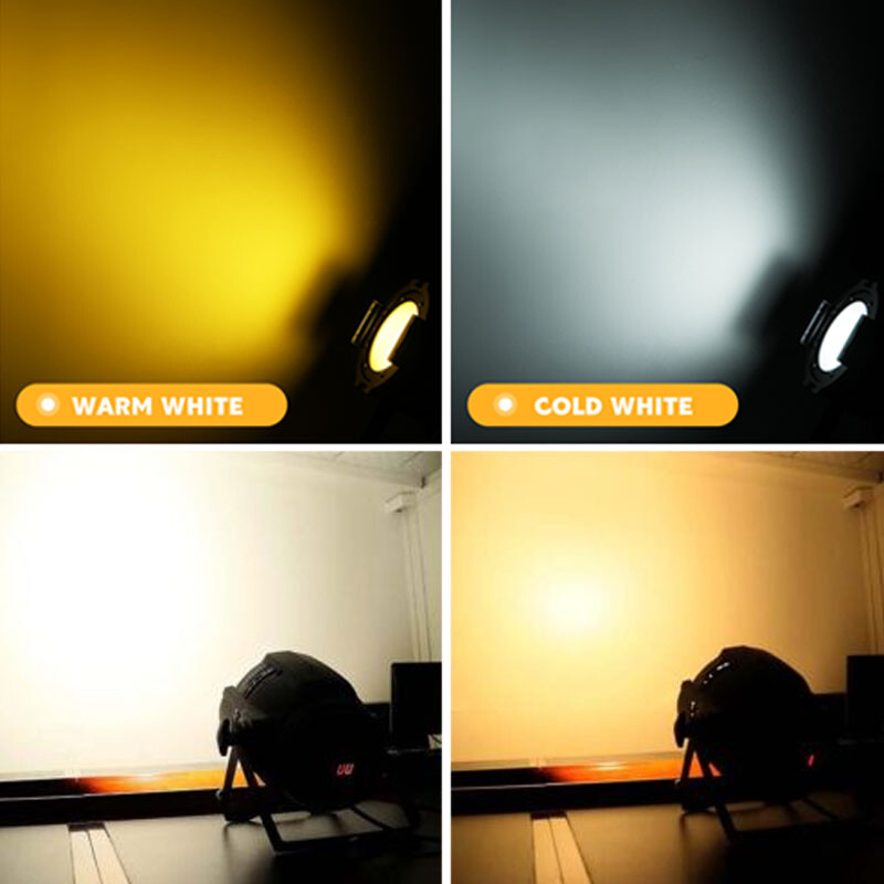 100W COB LED Par Light DMX Stage DJ Par Can Light Audience Blinder Spot Light US