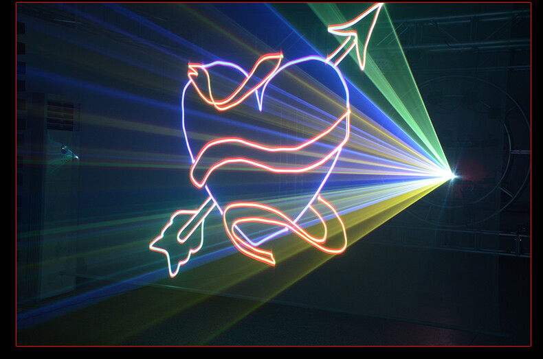 Remote 500mW RGB Animation Laser Projector DMX ILDA DJ Party Club Stage Lighting
