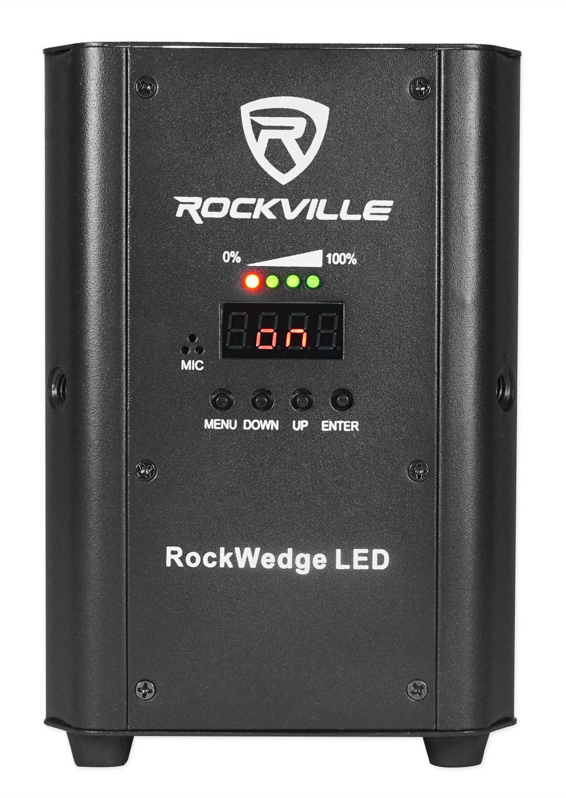 6 Rockville RockWedge LED 54w RGBWA+UV Rechargeable Wireless DMX Lights+Backpack