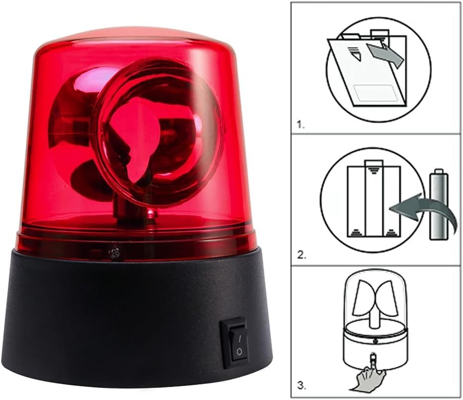 Compact DJ Strobe Light with 360° Rotation – Perfect for Parties & Events