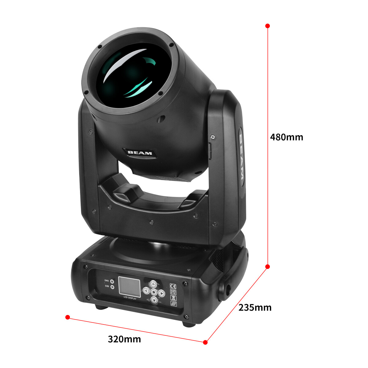 Beam 7R 230W Moving Head Light Mini Stage Light Effect DMX 512 for Disco Bar