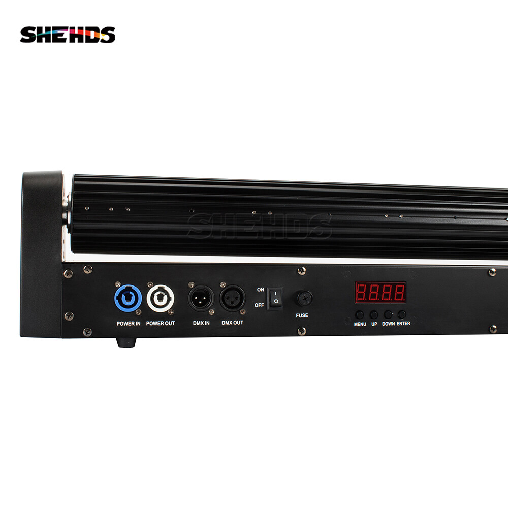 SHEHDS 8X12W Led RGBW Beam Moving Head Stage Bar Light For DJ Disco Wedding