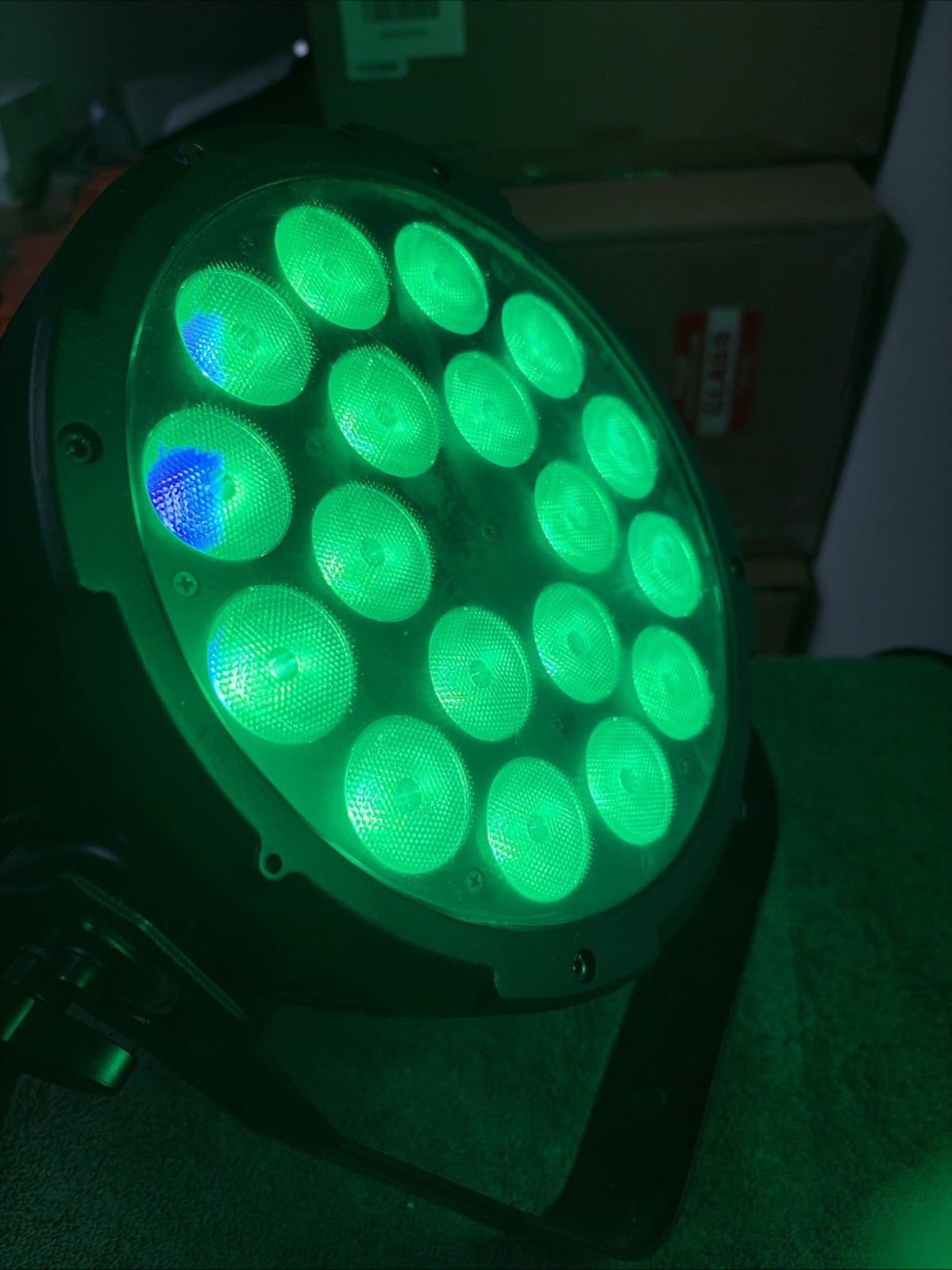 Chauvet Led Light RGB Color Dash Per Quad 18 With Power Cord