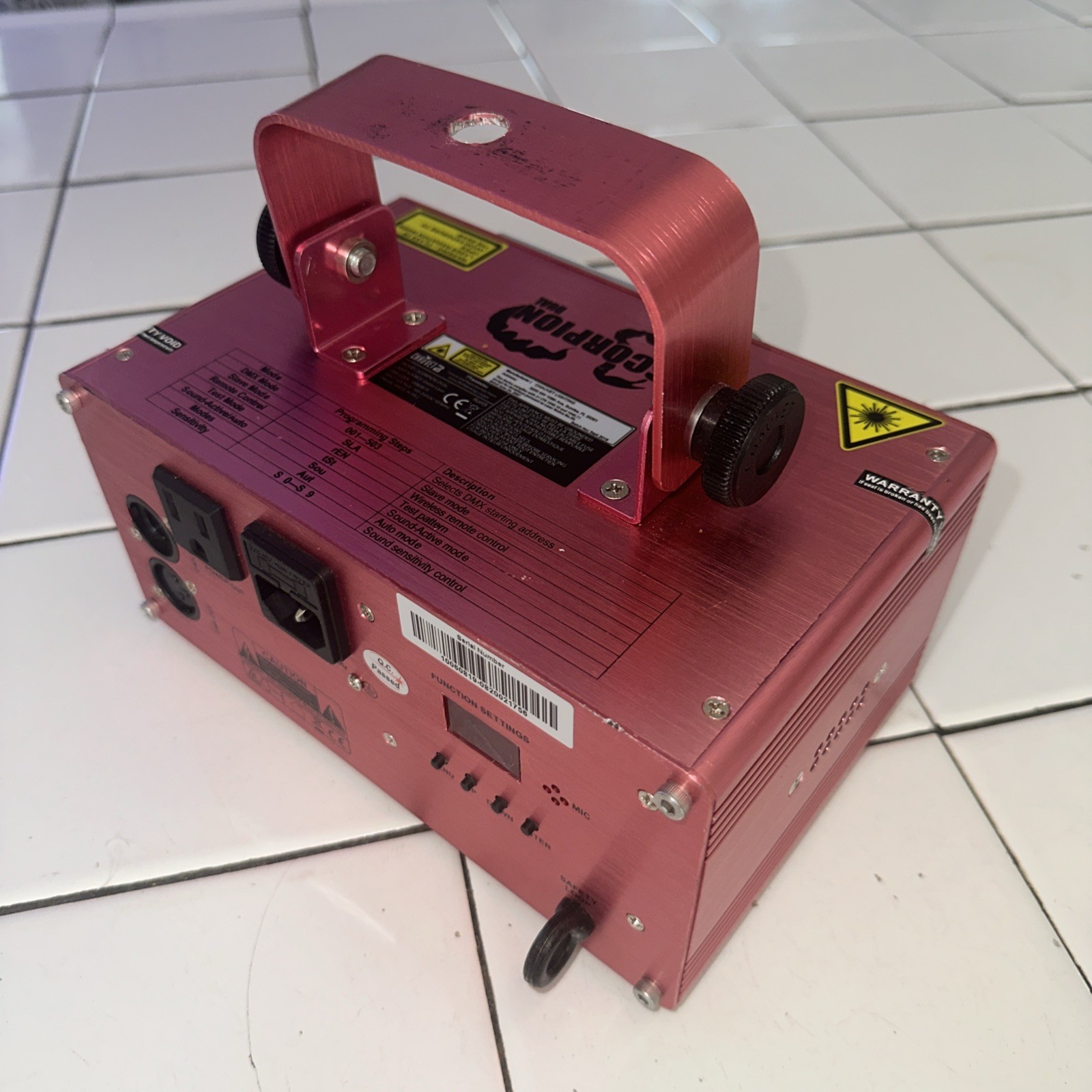 Chauvet DJ Scorpion Dual FAT BEAM Aerial Effect Laser