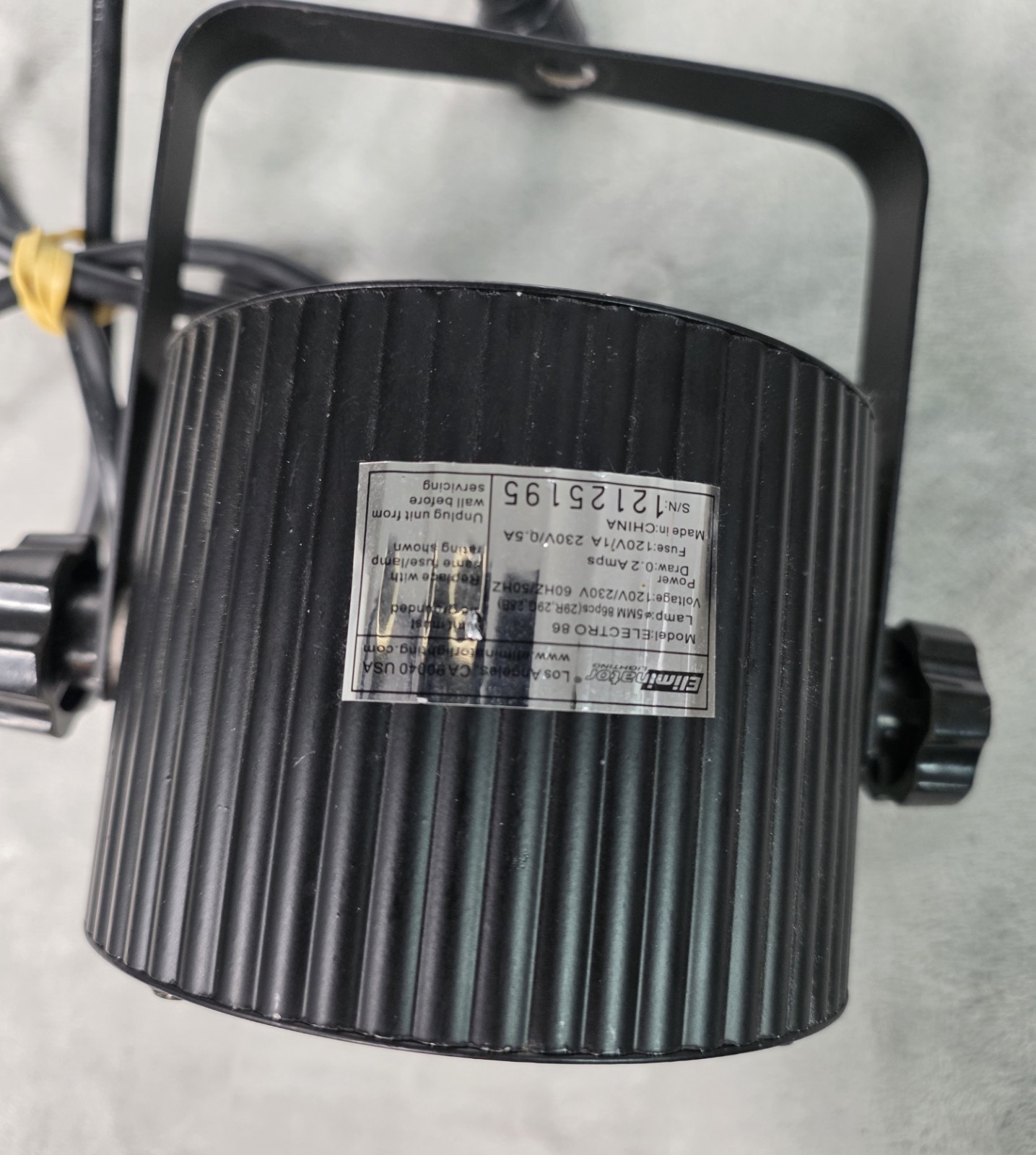 Eliminator Lighting Electra 86 LED DMX PAR Can Stage Light Missing Mount Bolt