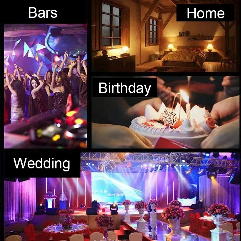 72 Pattern Laser Projector Stage Light LED RGB DJ Disco KTV Show Party Lighting