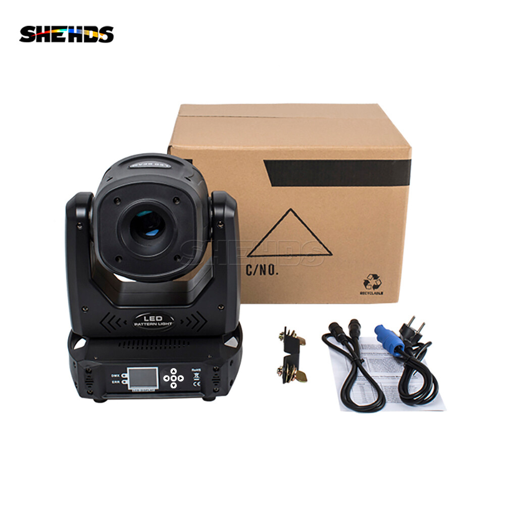 SHEHDS 6Pcs 100W LED Gobo Spot Moving Head Stage Light RGBW Disco DJ Party