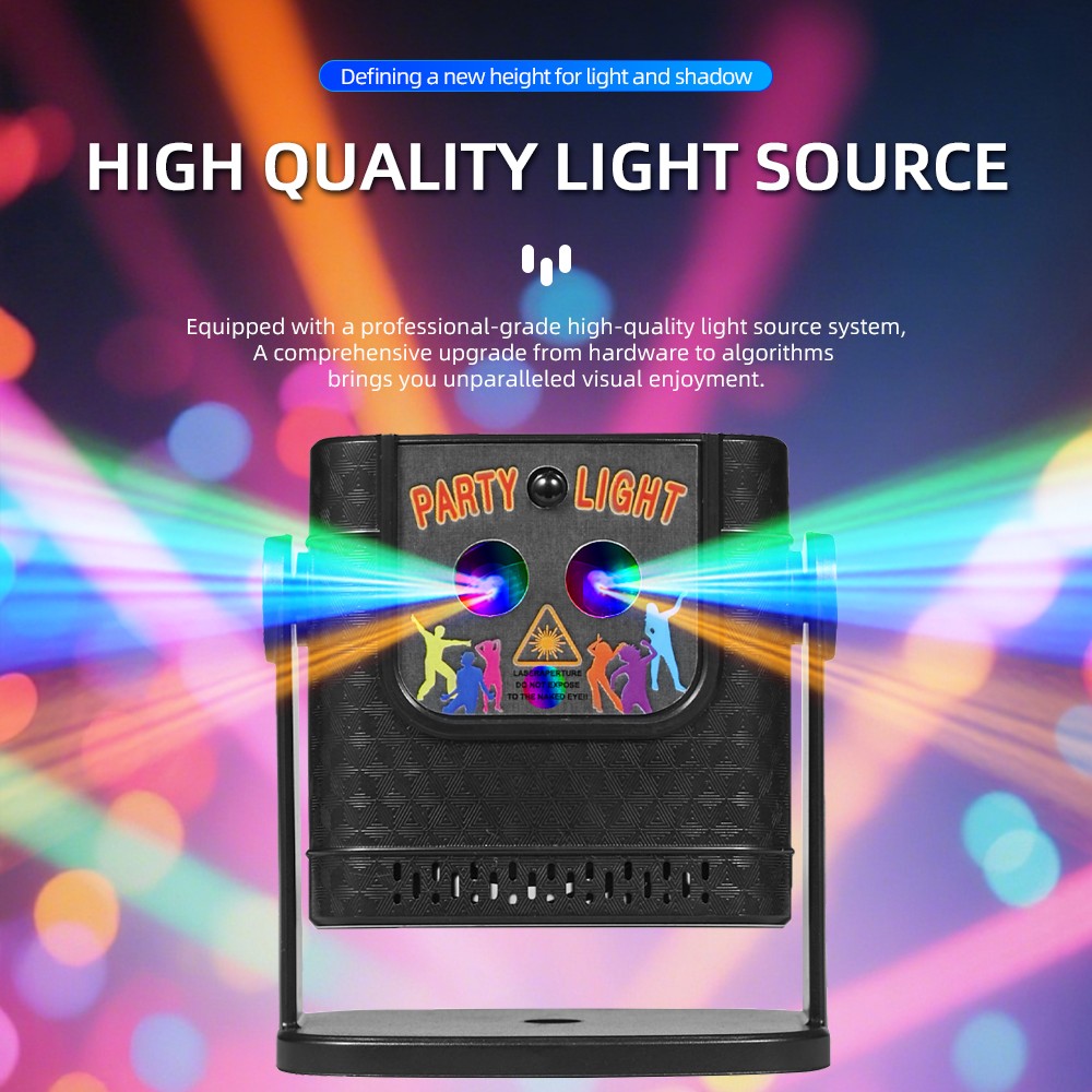 60 Patterns Party Stage Light Laser Projector LED RGB KTV DJ Disco Show Lighting
