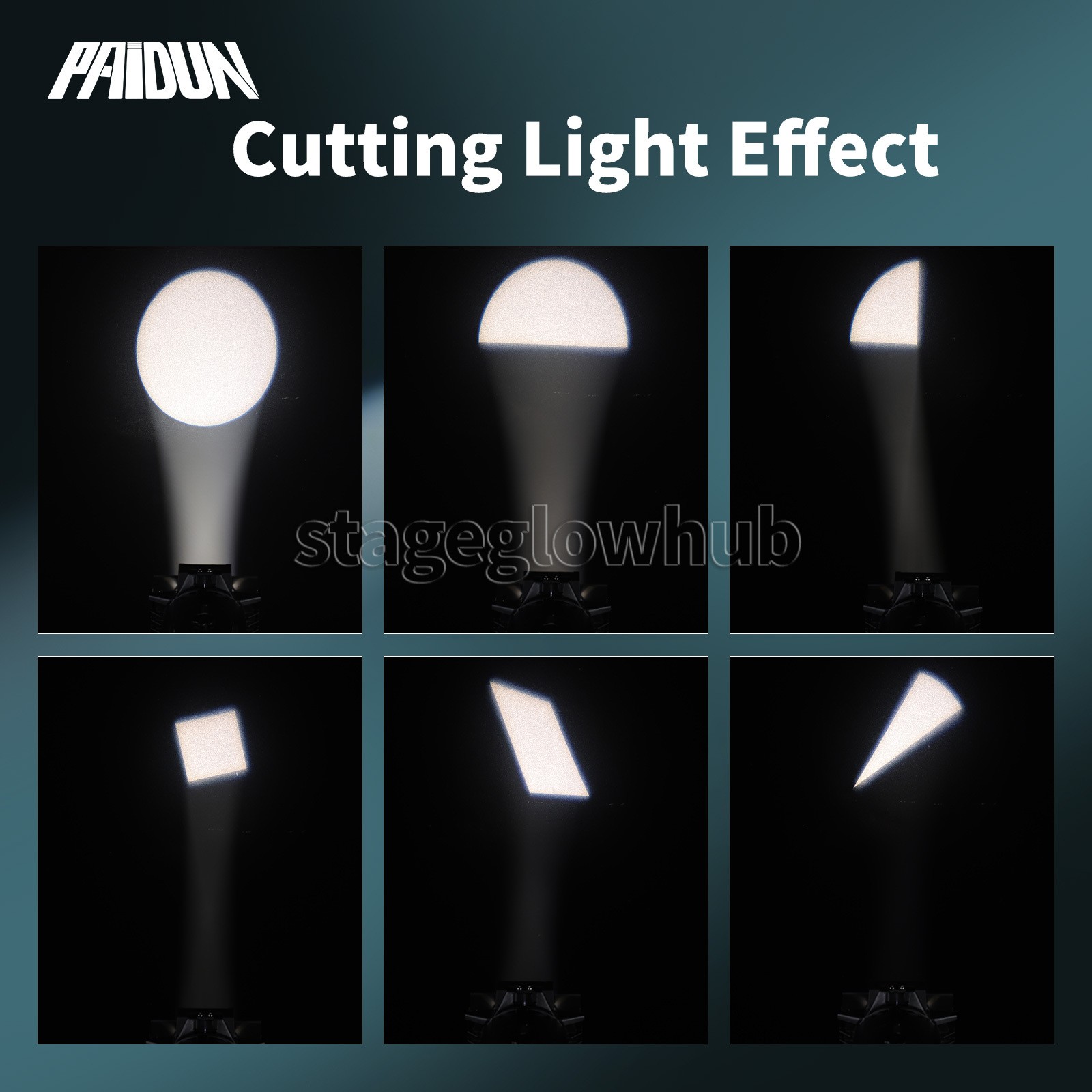 PAIDUN LED RGBW 300W LEKO Profile Spotlight Warm Cool White Focus Spot Lighting