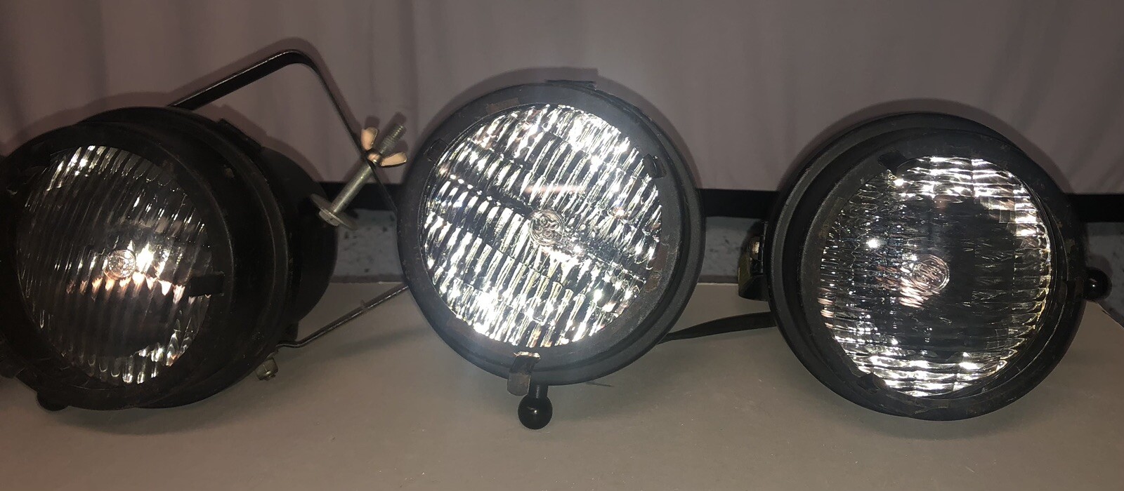 WORKING (4) Times Square Theatrical Stage Lighting Stage Lights Vintage