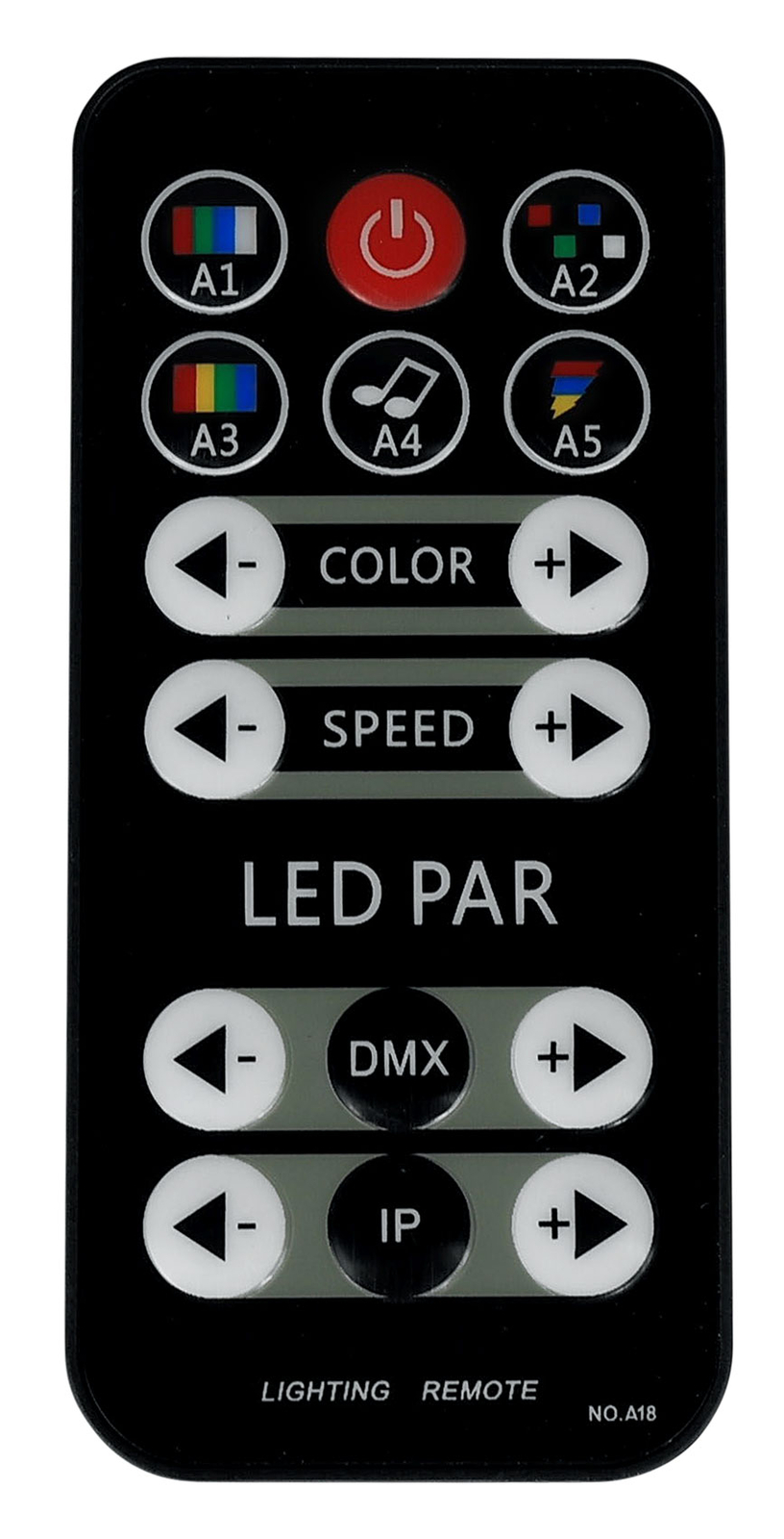 Rockville RockPAR TRI LED RGB Compact Par Can Pro DJ DMX Wash Light+Remote White