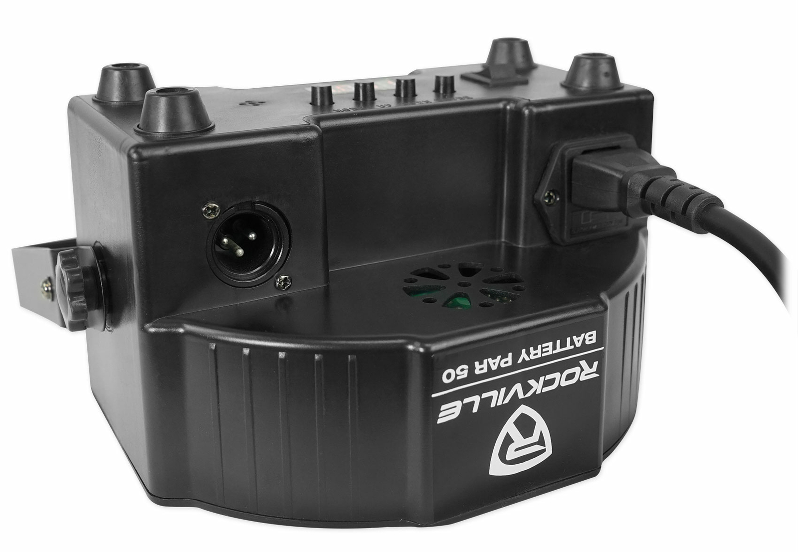 Rockville BATTERY PAR 50 Rechargeable LED DMX DJ Club Wash Up-Light w/ Remote