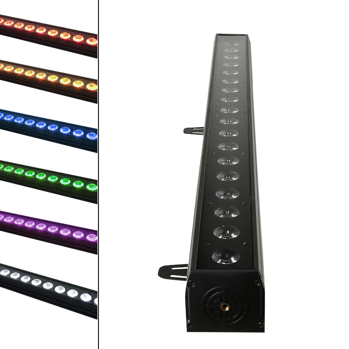 8PCS 270W RGBWA UV 6in1 LED Washer Light Bar DMX Stage DJ Party Bar Lights