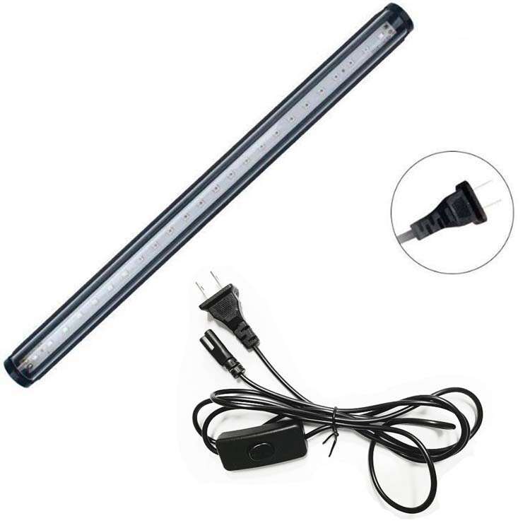 24 LED UV Light Bar Blacklight Fixtures Ultraviolet US Plug Strip DJ Party Club