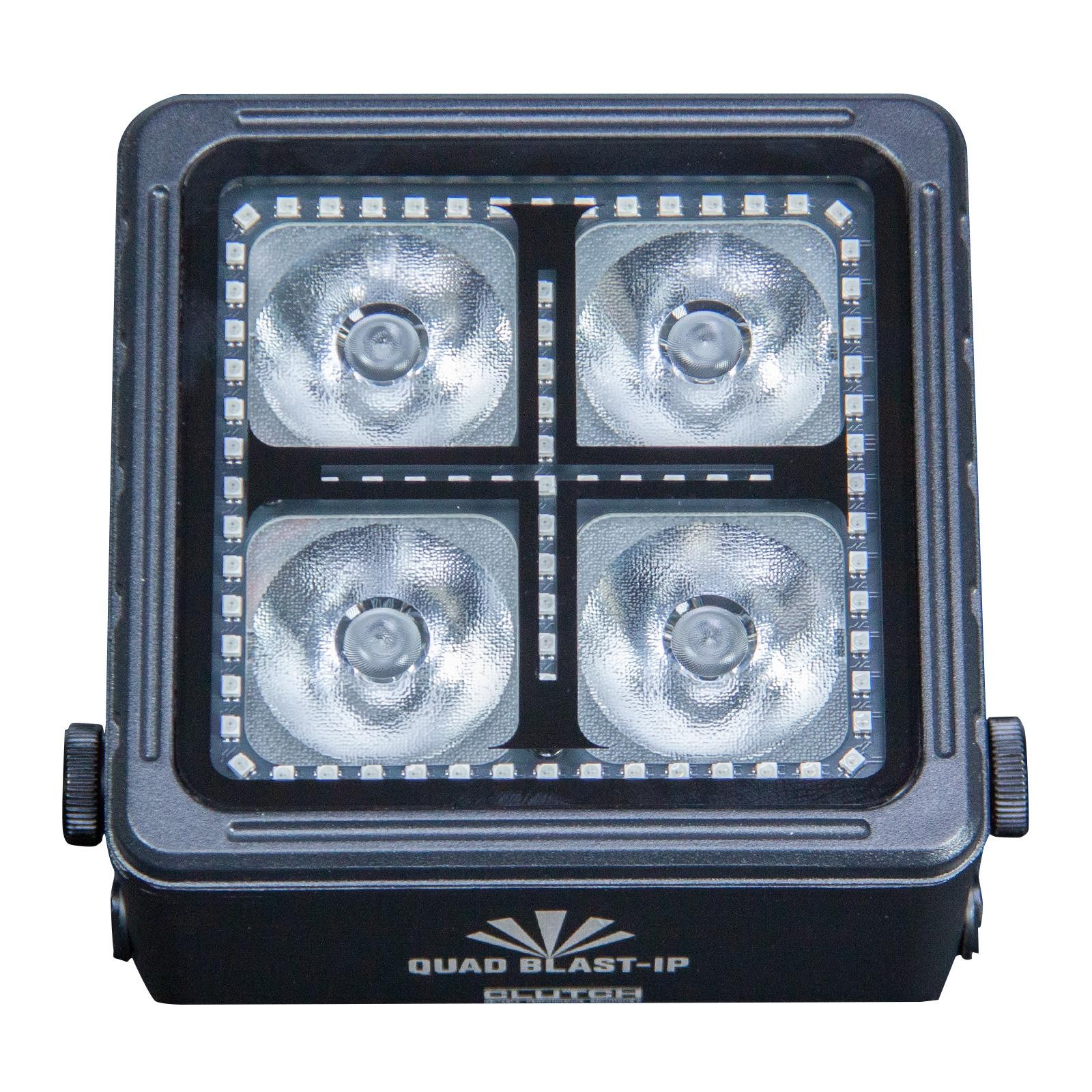 Clutch QUAD BLAST-IP RGBWA+UV LED IP65-Rated Indoor/Outdoor Uplight