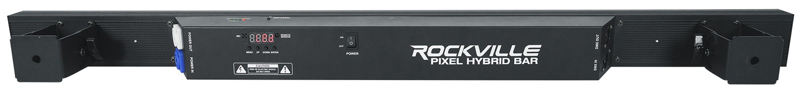 Rockville Pixel Hybrid Bar Battery Power Light Strip Linear Wash/Strobe/Blinder