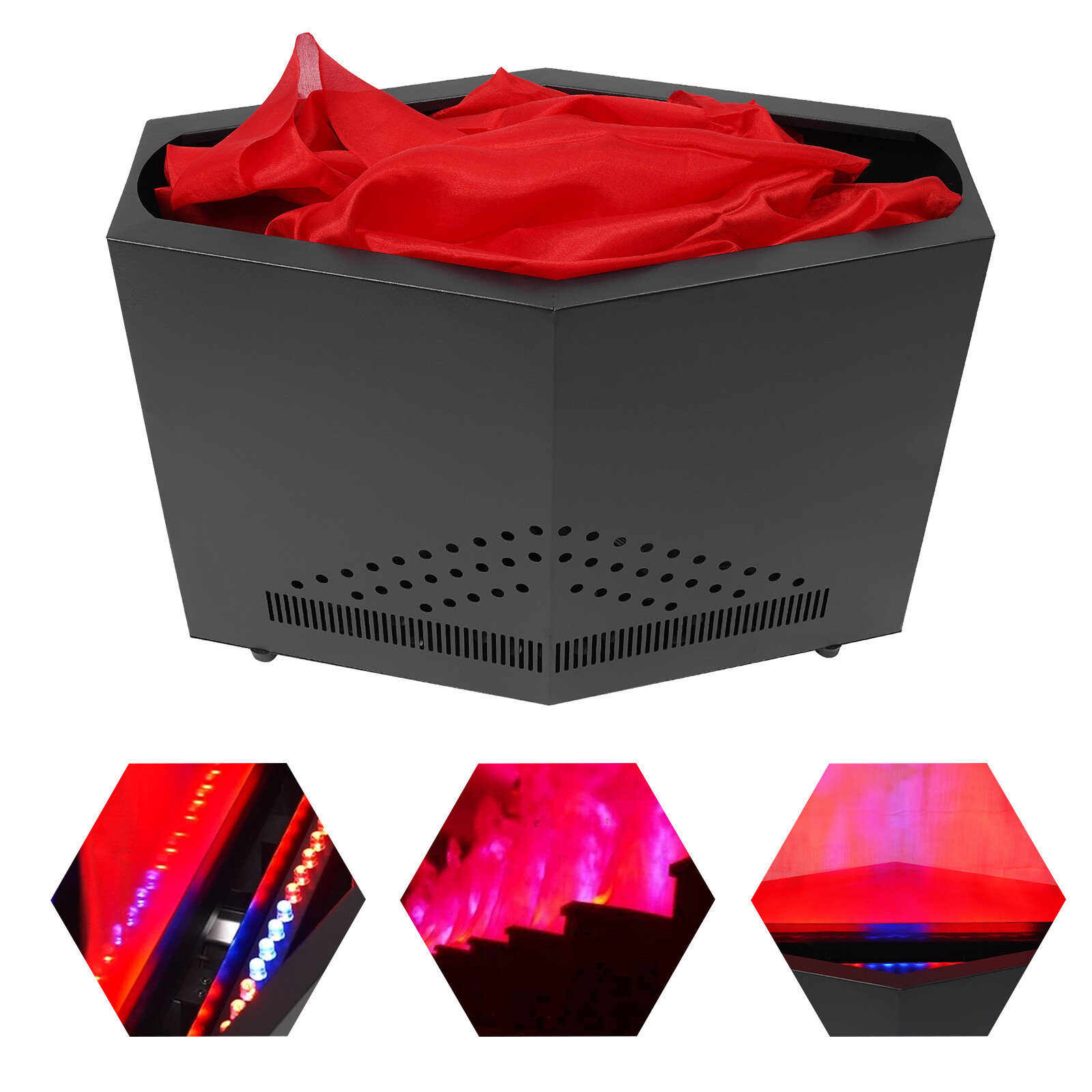 36 LED Fake Flame Light Stage Show Fire Flame Lighting Disco DJ Band KTV Bar1.5m
