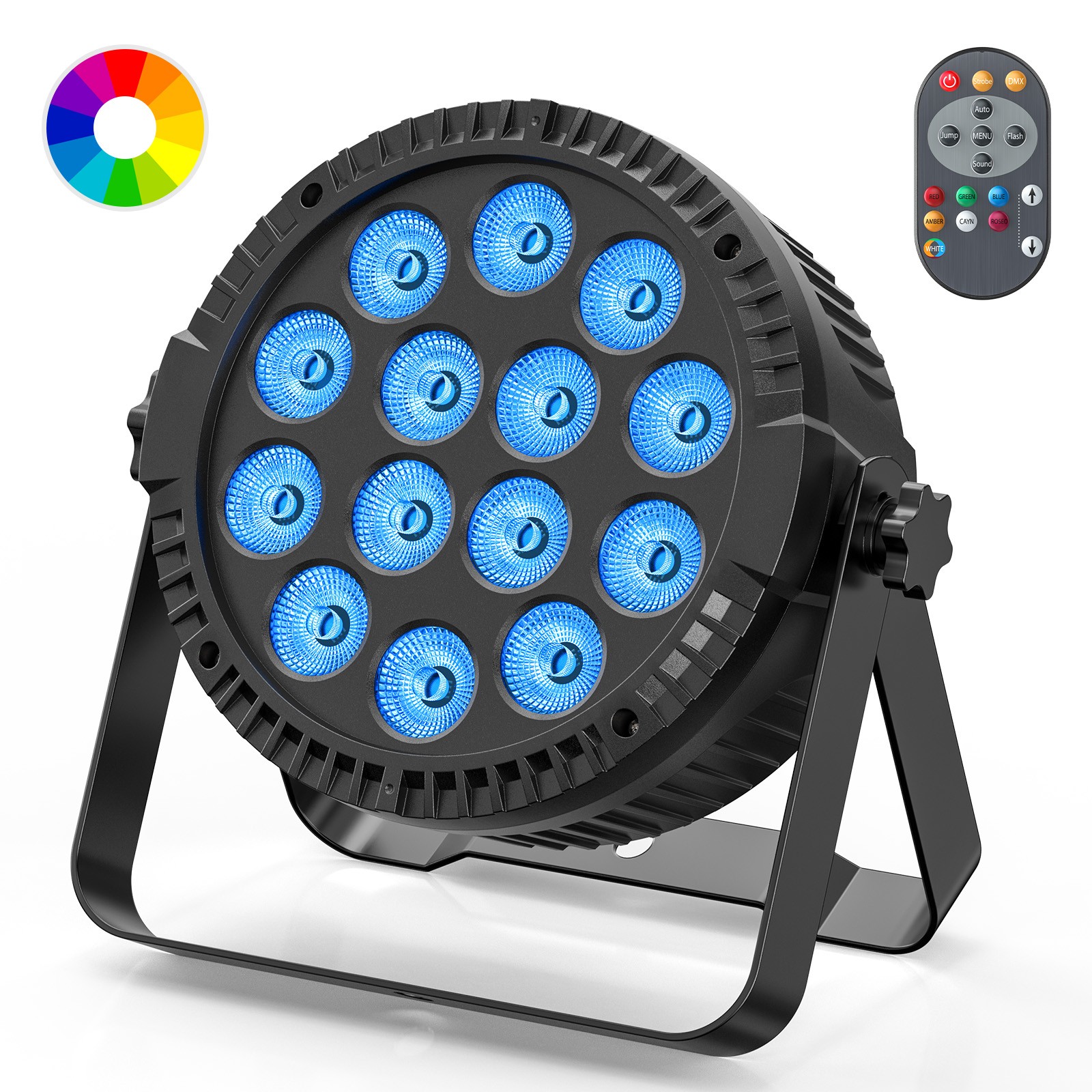 140W RGBW 14 LED PAR Can Light Show Disco Party Bar Wash Stage DJ KTV Light DMX