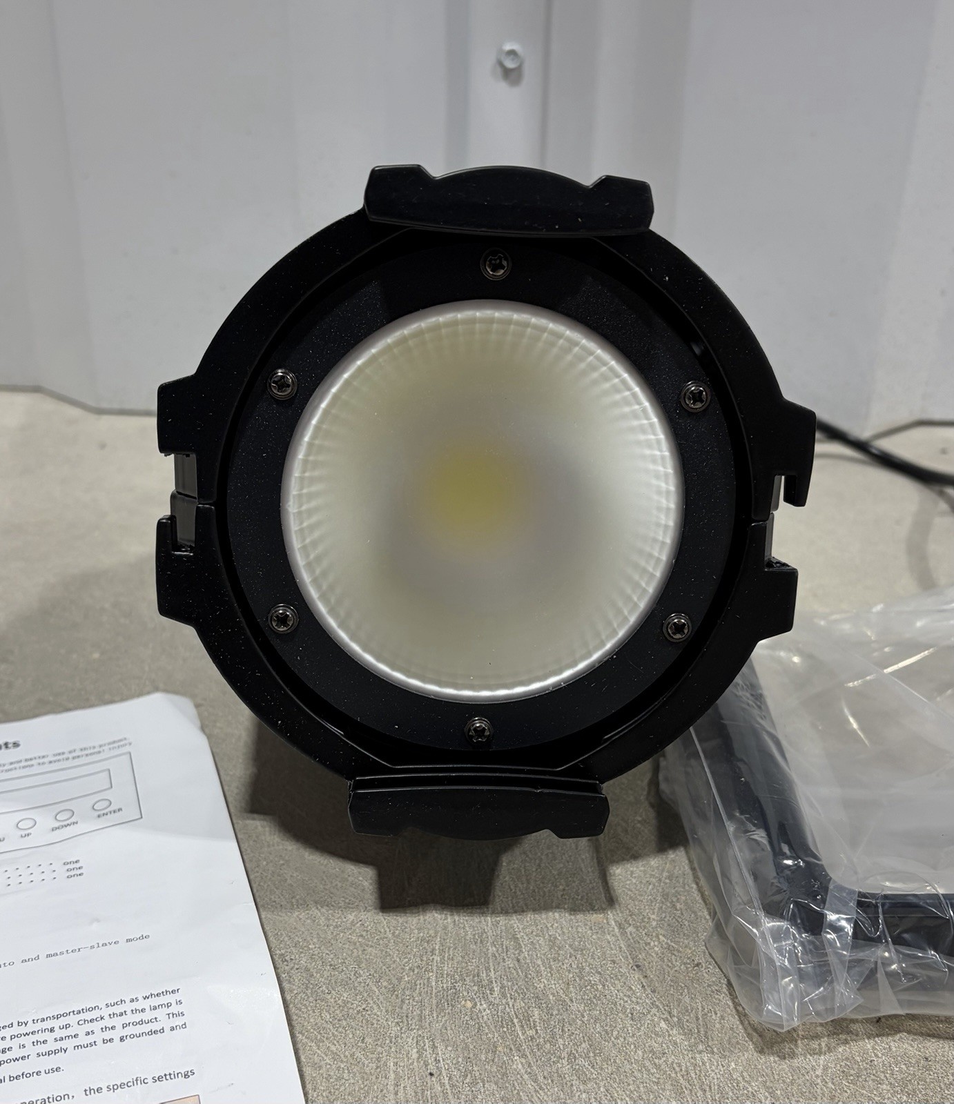 COB LED Stage Light DMX512 Par Can DJ Spotlight Warm White Strobe ZQ01480
