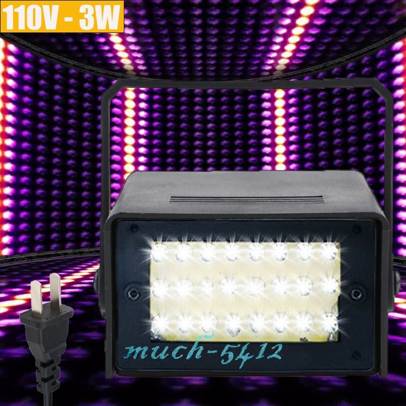 Disco Party Led Strobe Lights DJ 24 LED Flash Stage Light Wedding Party Rave