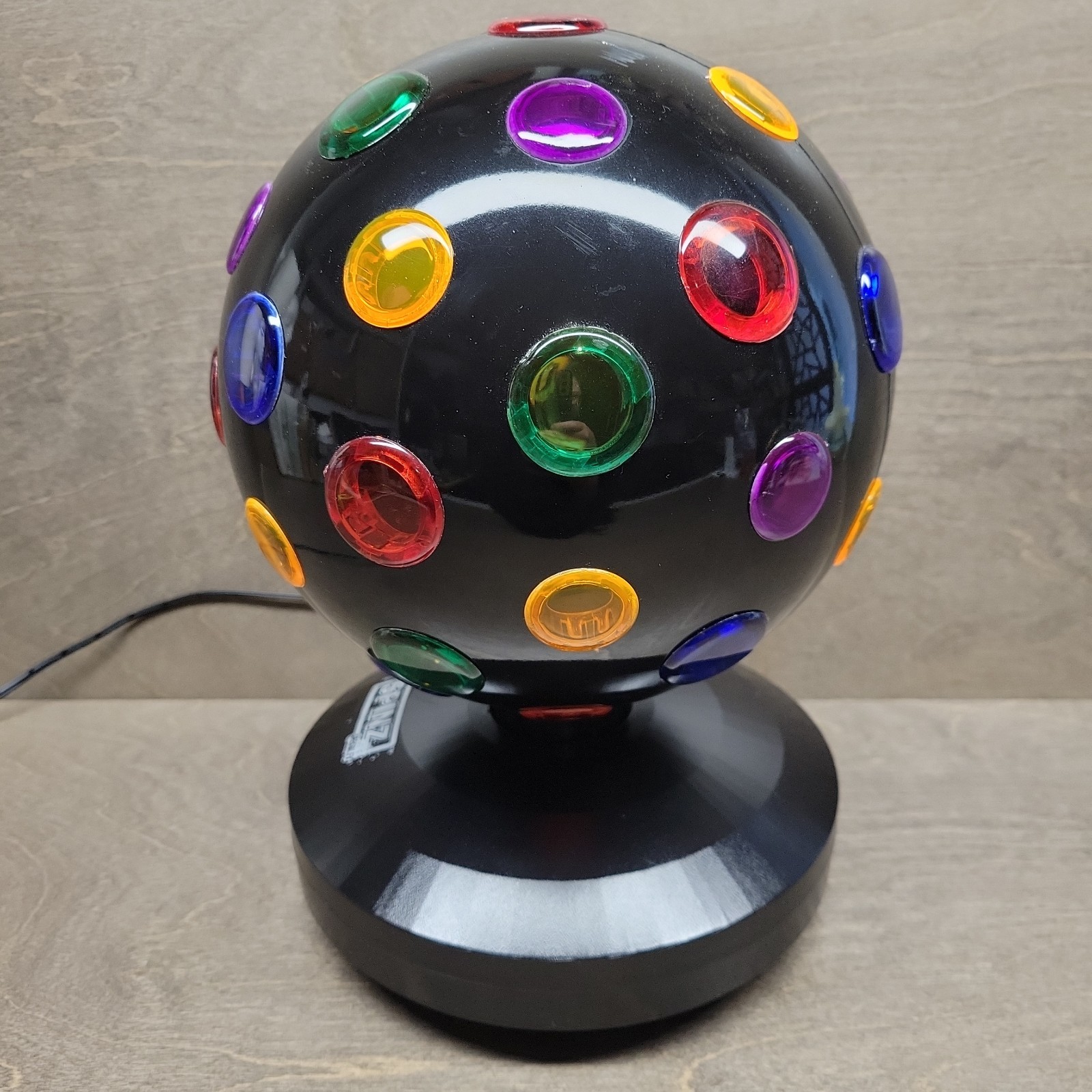 Spinz Special FX Spinning Disco Multicolor Light Ball Party Lamp Decor Working