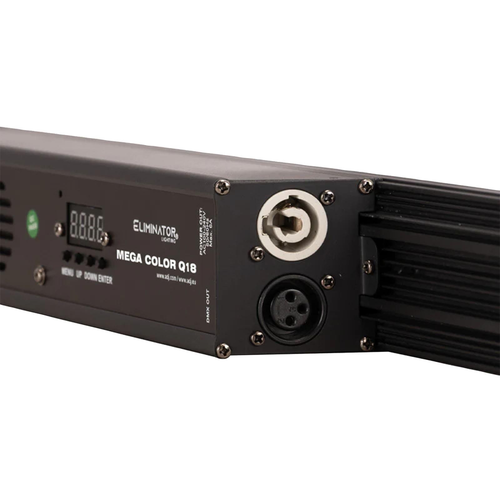 Eliminator Lighting Mega Color Q18 1-Meter 18x 4W RGBA LED Linear Fixture