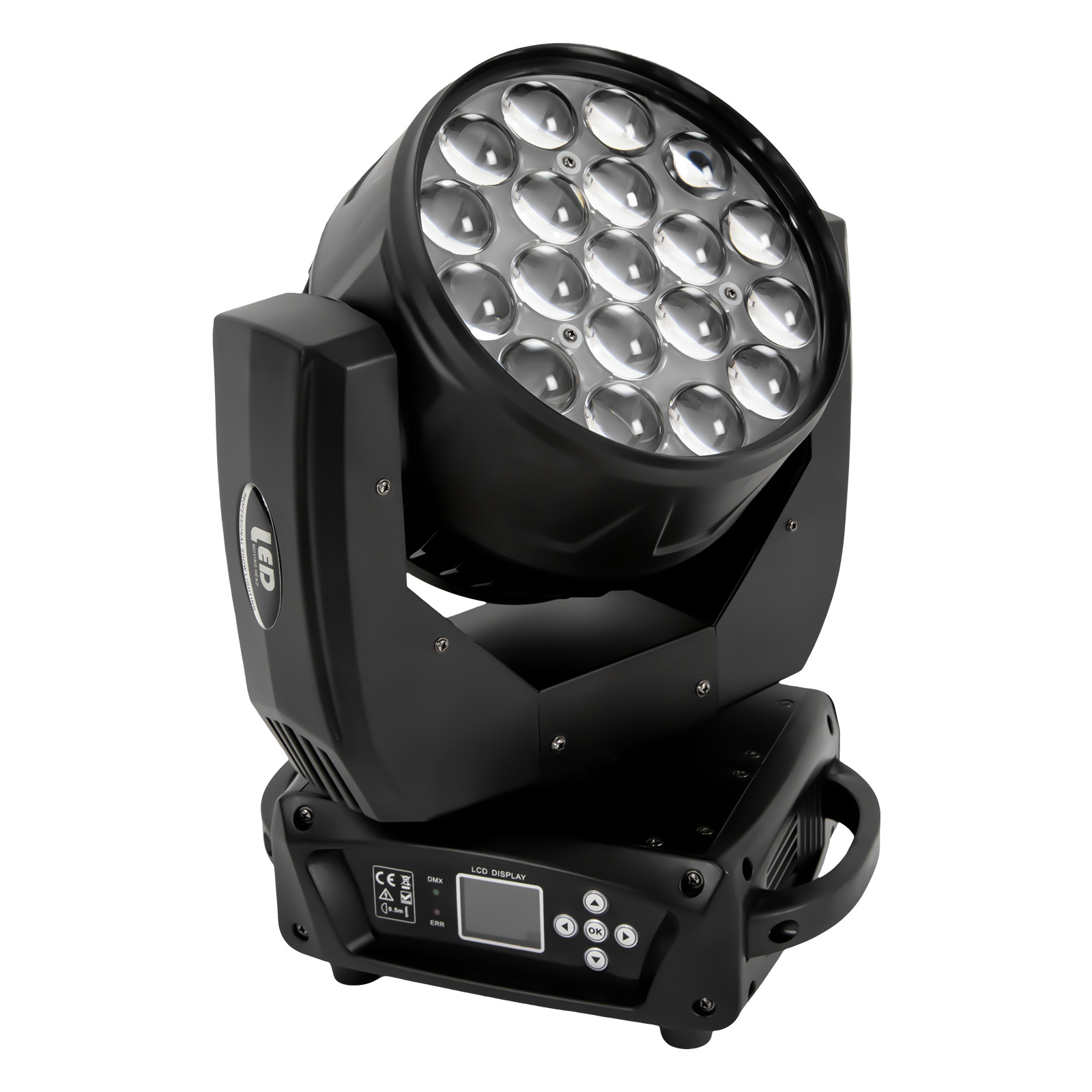 8pcs RGBW 19x15w 4in1 Led Wash ZOOM 11/16ch DMX Moving Head Light dj stage light