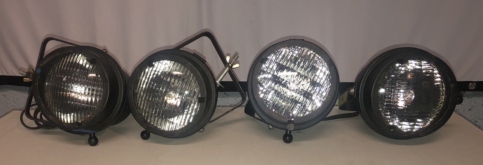 WORKING (4) Times Square Theatrical Stage Lighting Stage Lights Vintage