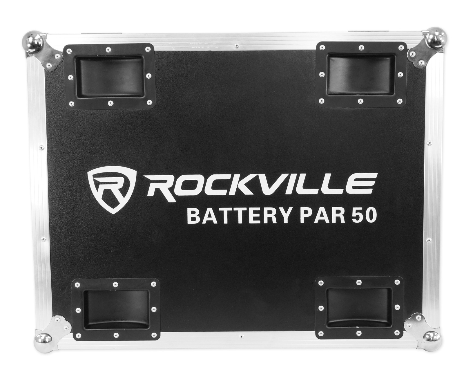 Rockville BATTERY PAR PACK 50 WHITE (10) Rechargeable Wash Lights+Charging Case