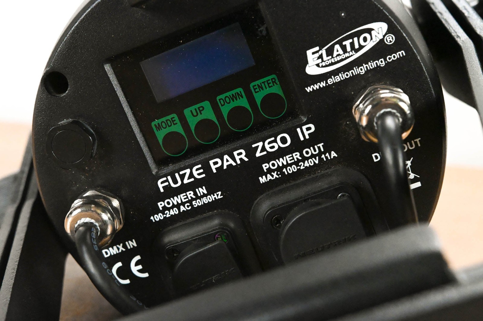 Elation FUZE PAR Z60 IP 60W RGBW LED Par with Zoom (NO POWER CABLE) CG013T8