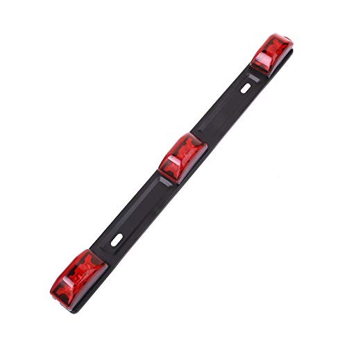 Red 3 Light 9 LED Clearance ID Lightbar Strip for Trailer – Clearance ID