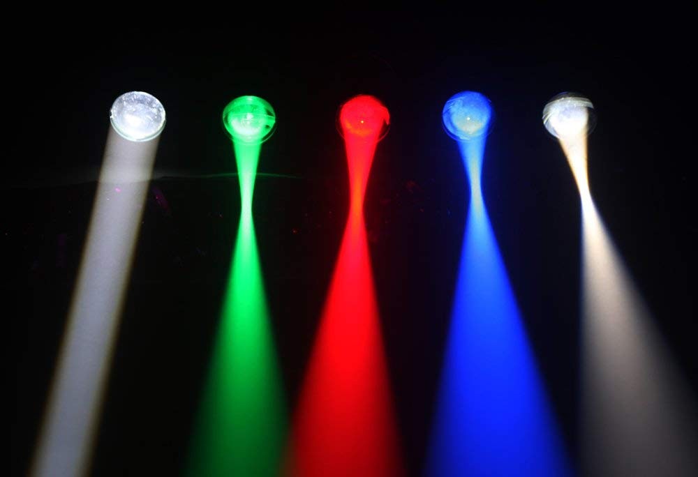 Pin Spot Light 3W White LED Beam for Disco Ball Motor Party Spotlight Lamp