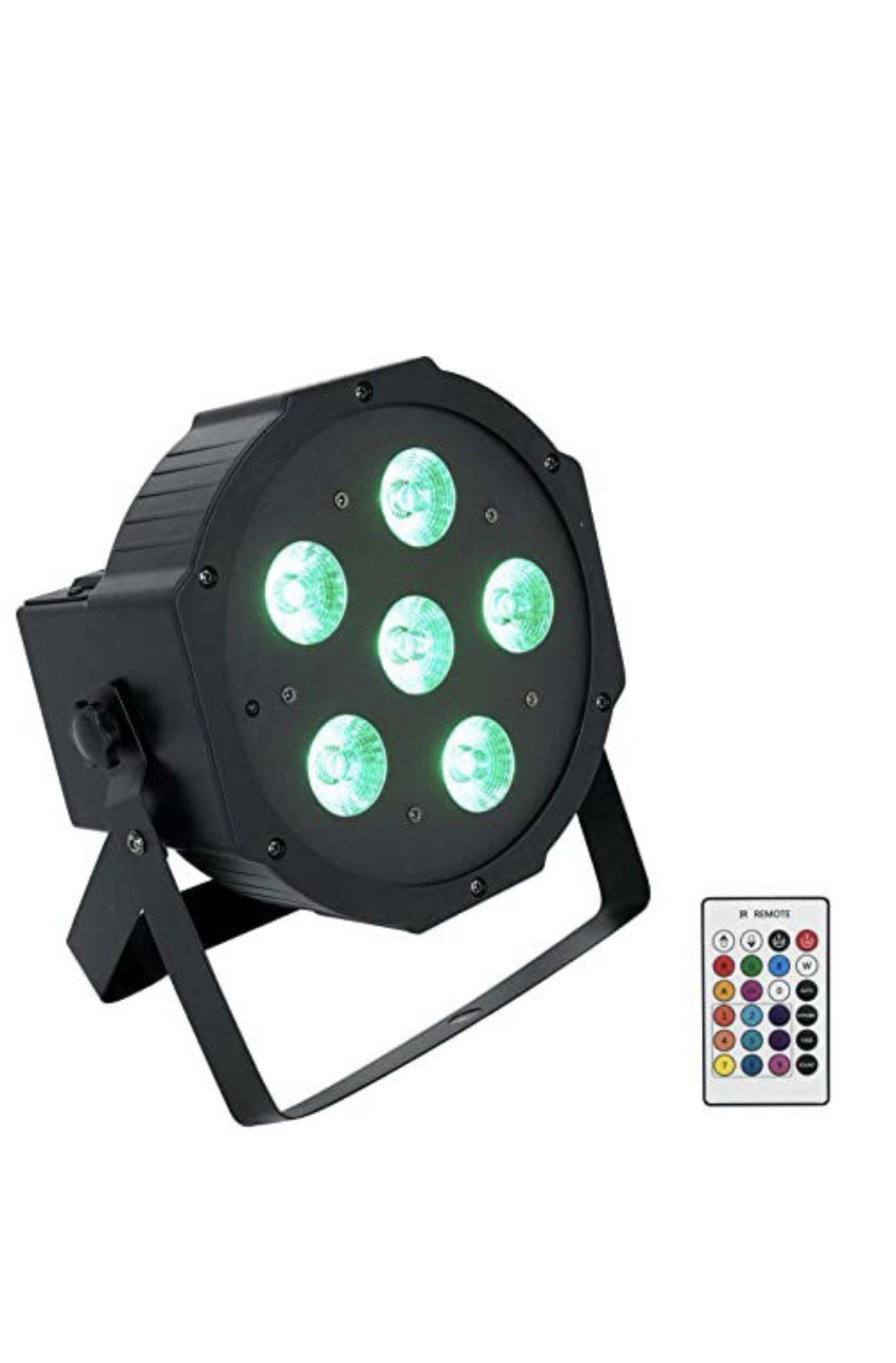 Rockville Battery PAR 61 Rechargeable RGBWA+UV DMX DJ Stage Wash Light & Remote