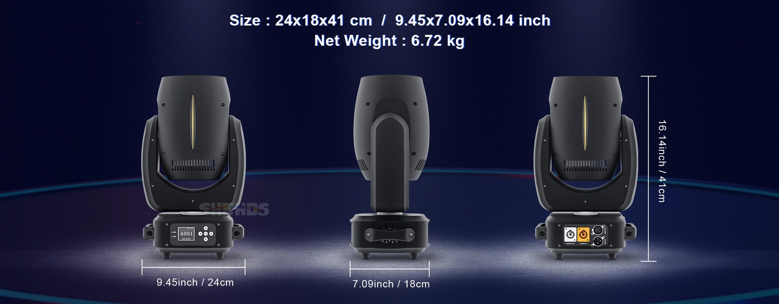 LED 180W Beam Moving Head Stage Lighting DMX512 Gobo Effcet DJ Disco Party Show