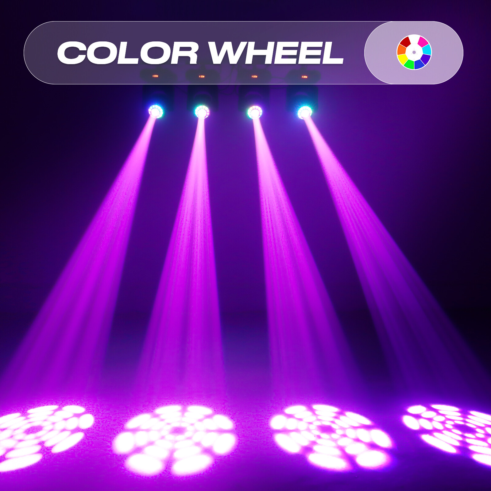 100W Moving Head Stage Light 8Gobo 9/11CH DMX LED DJ Disco Party Spot Light Show