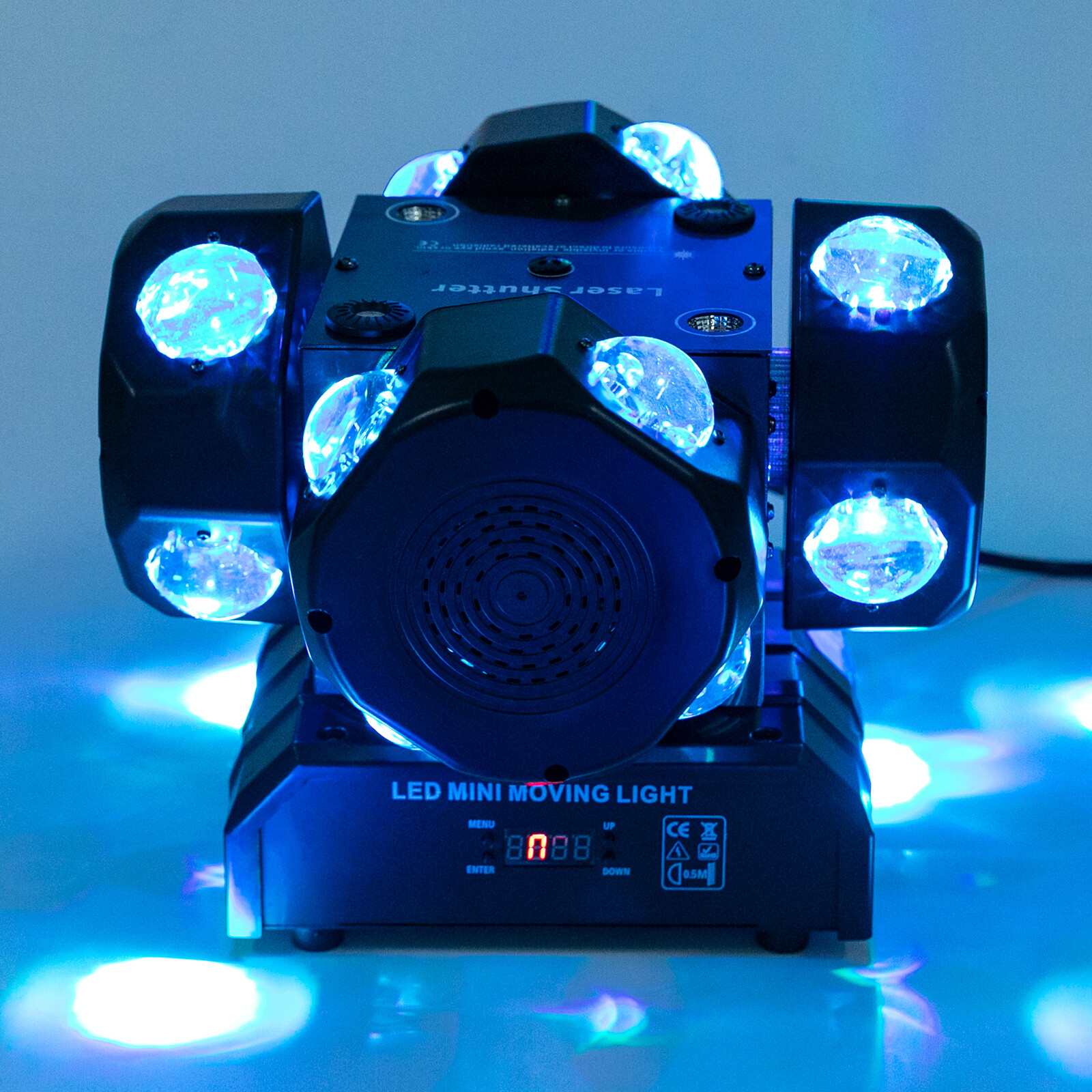 200W LED Laser Moving Head Light Rotating Stage Light DMX DJ Disco Party Stage.