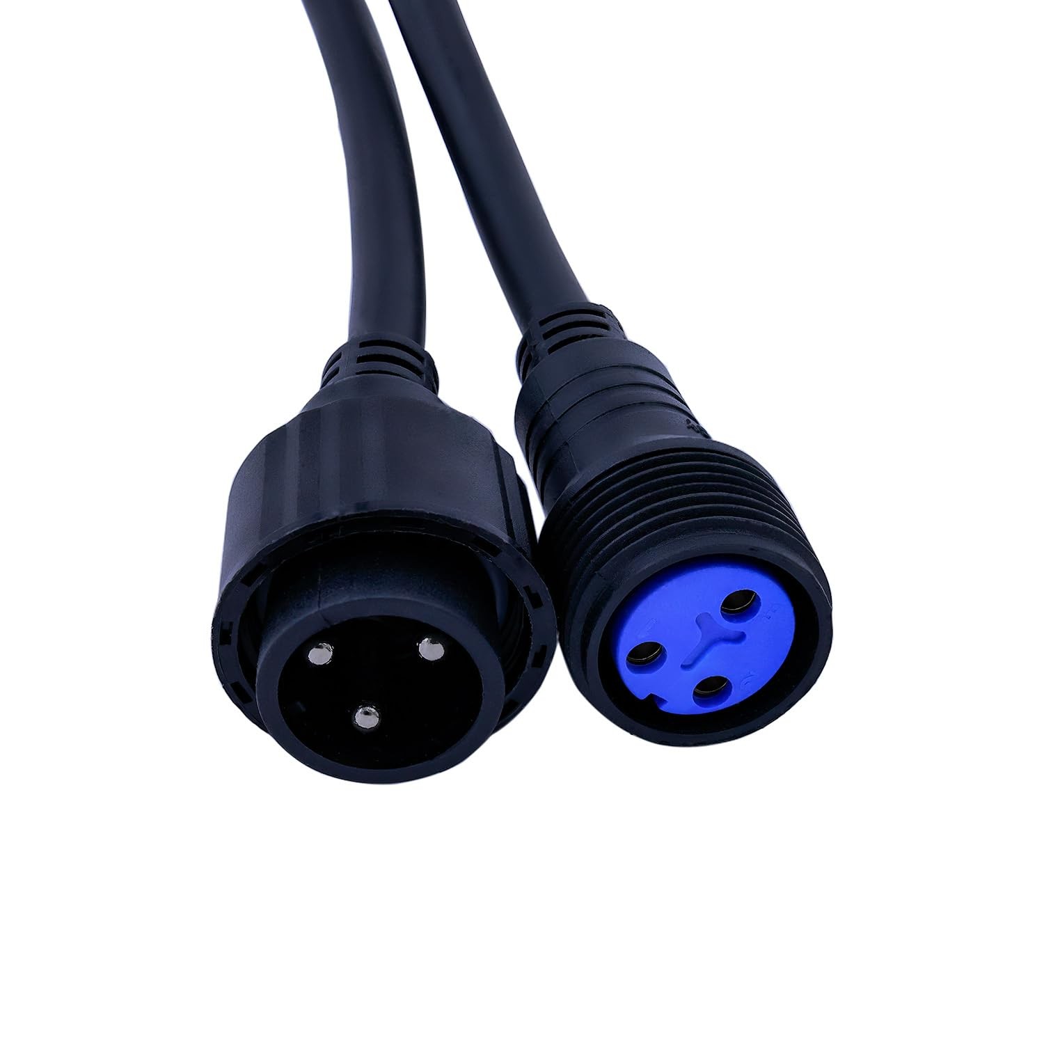 Waterproof LED PAR Light Extension 3-Core Power Cable – for Stage Lighting Po…