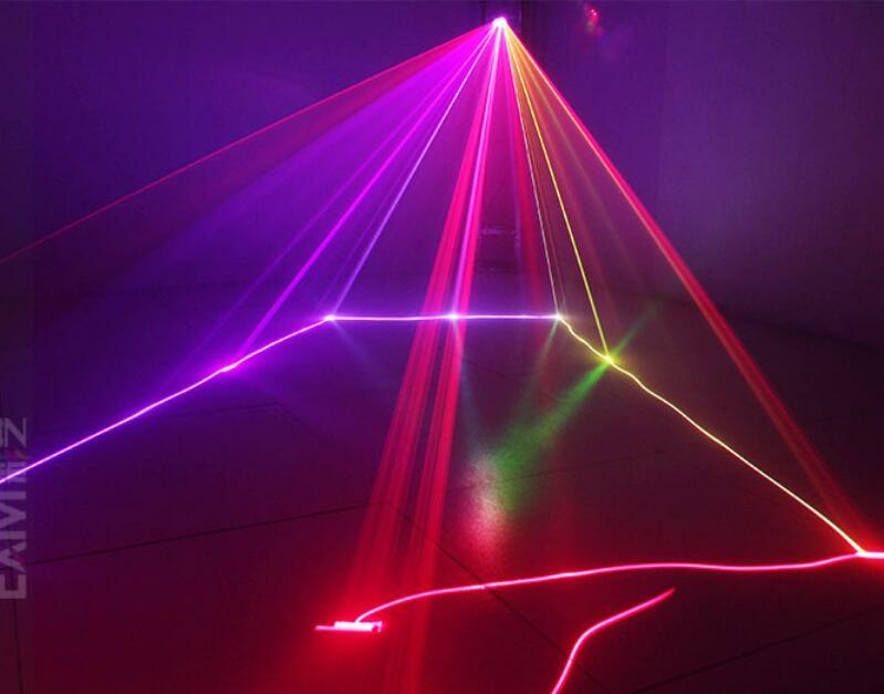 DMX 3D Effect 1050mW Red Green Blue Full color Laser Christmas Decor Lighting Yc