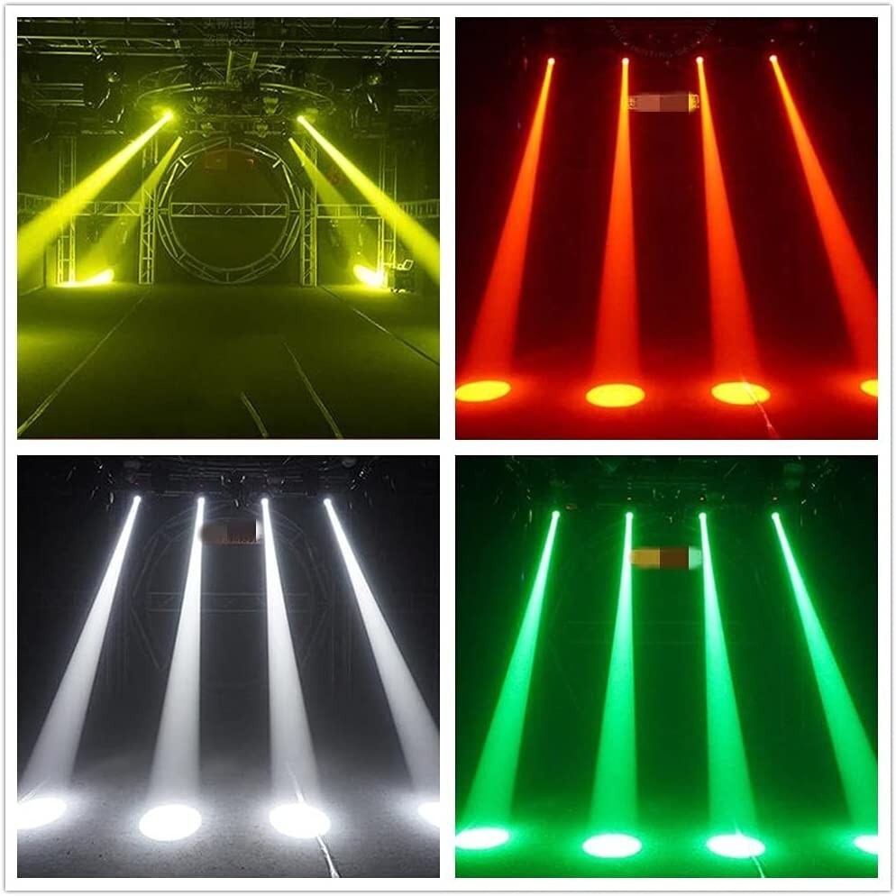 2PCS 150W LED Moving Head Light RGBW Gobo Beam Stage Spot Lighting DJ Disco DMX