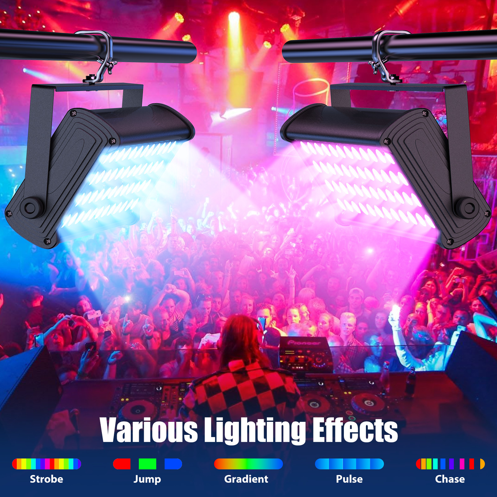 48 LEDs 80W all Wash Light With Multiple Effects For Home Party KTV Disco