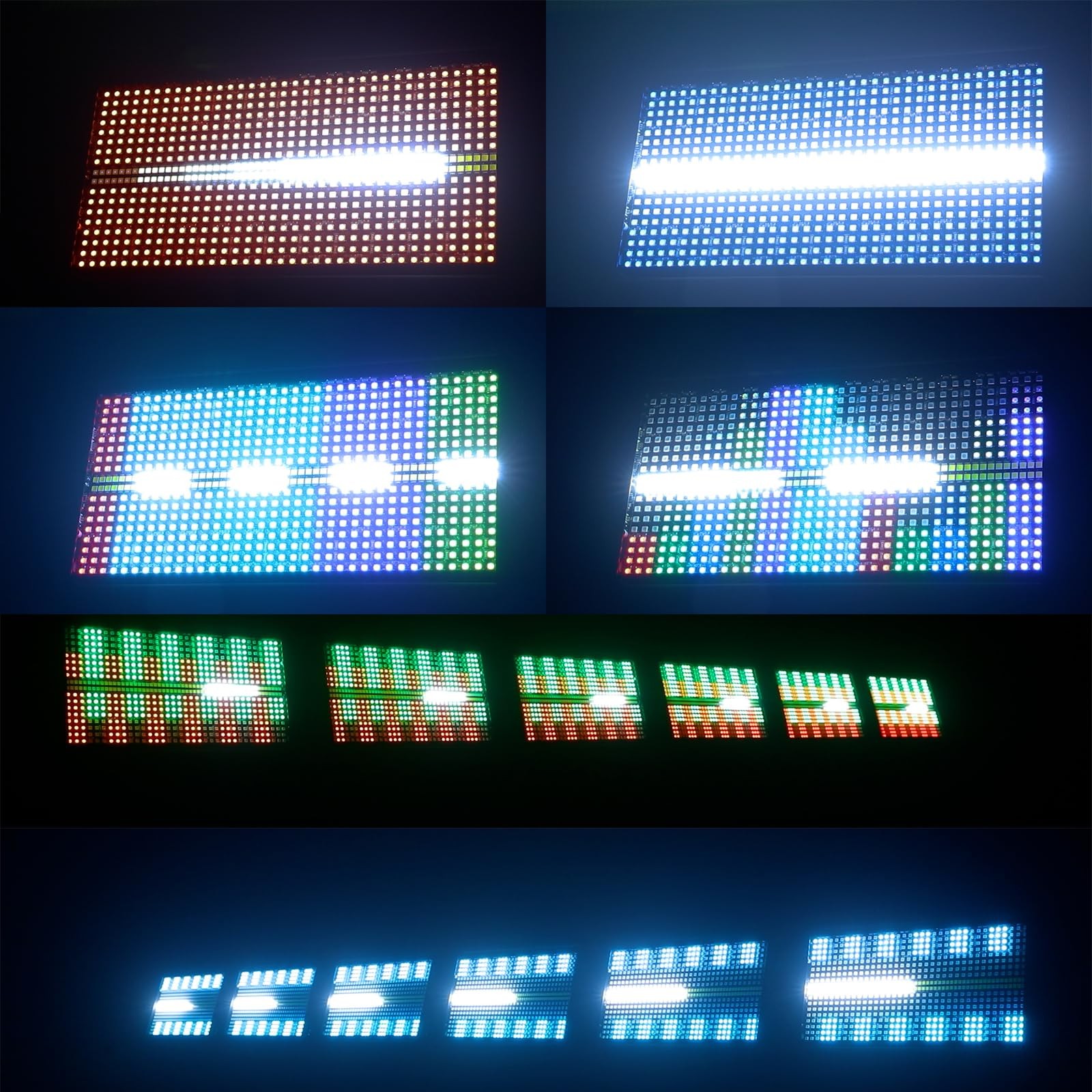Stage Light Bar LED 200W DJ Strobe Light 768 LEDs RGBW DJ Lights with 46 Zone…