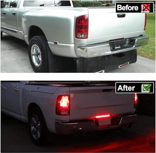 LED Tailgate Light Bar Compatible with Ram 2500 3500 Dually Models 2006-2018,