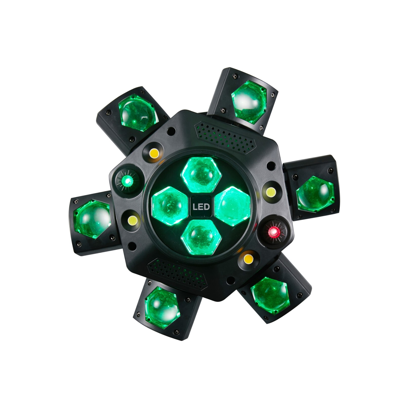 US 6Arms DJ LED Moving Head Beam Light Bee Eye Laser Disco Party Club
