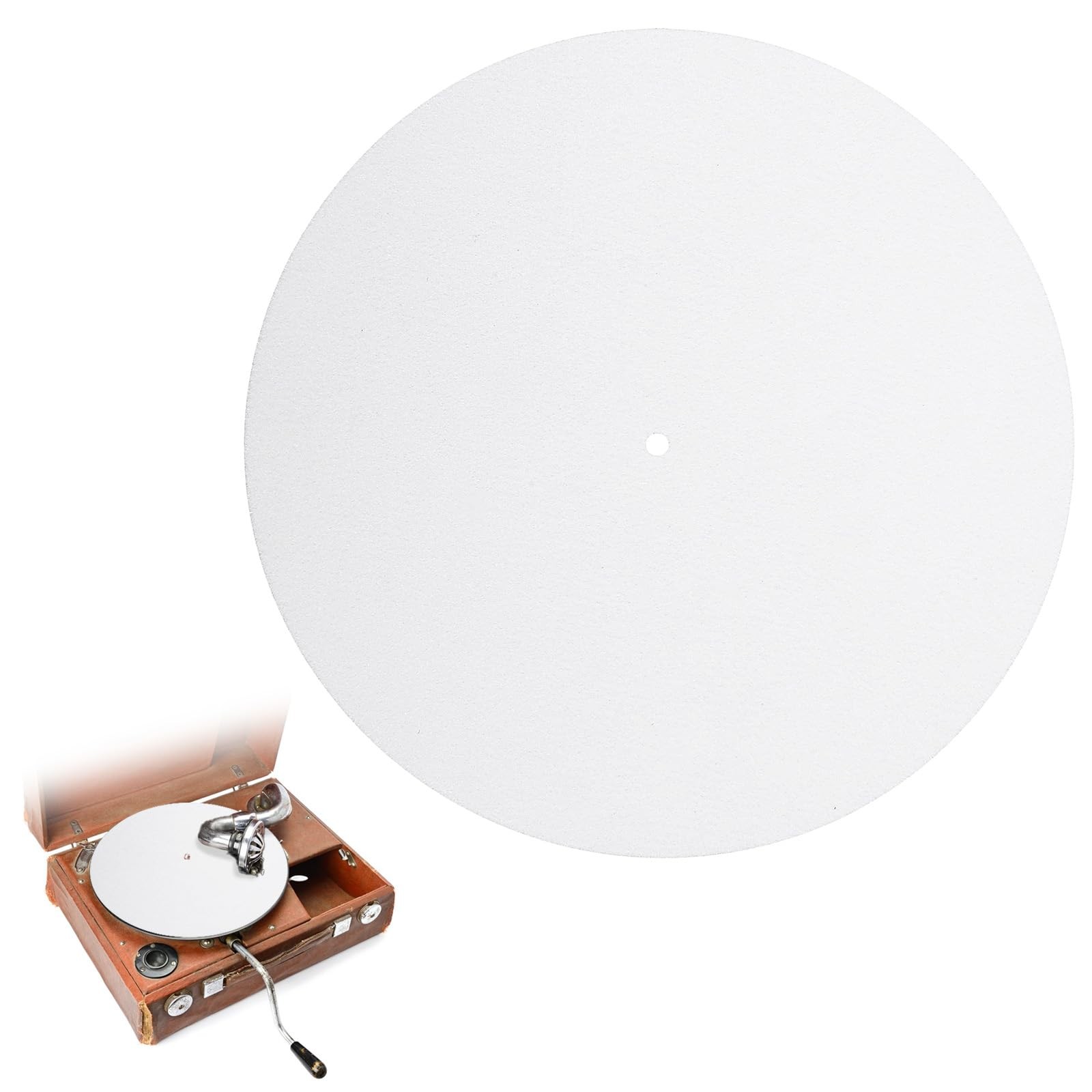 12-Inch Turntable Slipmat – Anti-Slip & Anti-Static Felt Mat for Vinyl Records