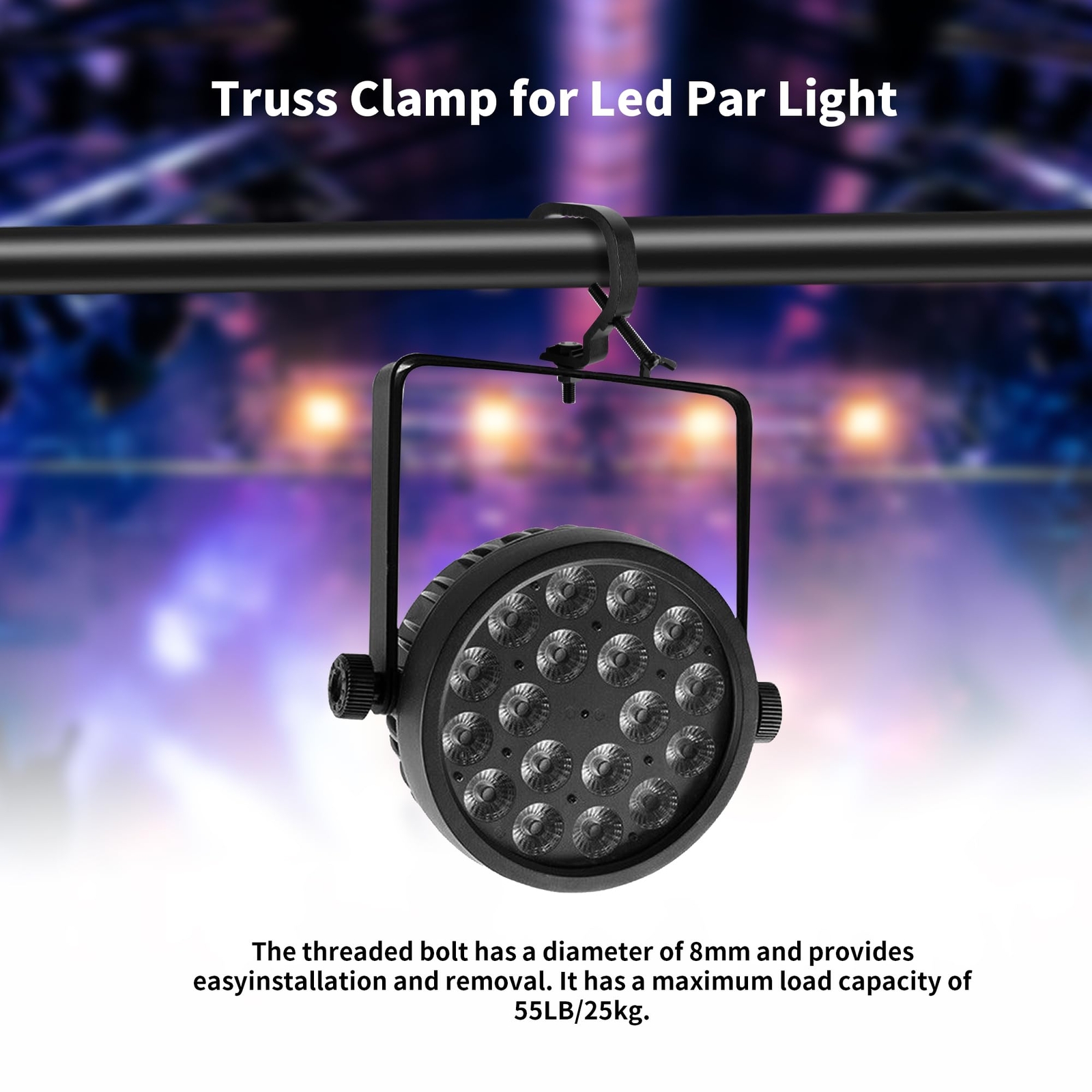 10 Pack Heavy Duty Aluminum Alloy Stage Light Clamp Hook Truss C Clamp for DJ